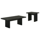  Coaster Furniture Decker 706477 Square Occasional End Table - Black IMAGE 1