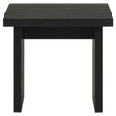  Coaster Furniture Decker 706477 Square Occasional End Table - Black IMAGE 2
