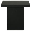  Coaster Furniture Decker 706477 Square Occasional End Table - Black IMAGE 4