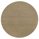  Coaster Furniture Hamlyn 706498-S3 3-piece Round Fluted Coffee and End Table Set - Natural Oak IMAGE 9