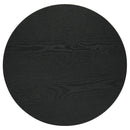  Coaster Furniture Hamlyn 706508-S3 3-piece Round Fluted Coffee and End Table Set - Black IMAGE 2