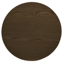  Coaster Furniture Hamlyn 706518-S2 2-piece Round Fluted Coffee and End Table Set - Walnut IMAGE 3