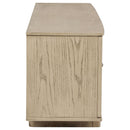  Coaster Furniture Kailani 706583 79-inch 4-door Cane TV Stand Media Console - Beige Oak IMAGE 5