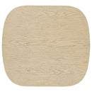  Coaster Furniture Kailani 706587 Coastal Square Side Table with Shelf - Beige Oak IMAGE 9