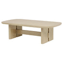  Coaster Furniture Kailani 706588 Coastal Rectangular Coffee Table - Beige Oak IMAGE 2