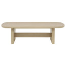  Coaster Furniture Kailani 706588 Coastal Rectangular Coffee Table - Beige Oak IMAGE 7
