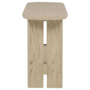  Coaster Furniture Kailani 706589 Coastal Sofa Console Table with Shelf - Beige Oak IMAGE 4