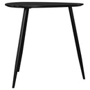  Coaster Furniture Odessa 707918-S2 2-piece Triangular Coffee and End Table Set - Black IMAGE 2