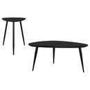  Coaster Furniture Odessa 707918-S2 2-piece Triangular Coffee and End Table Set - Black IMAGE 6