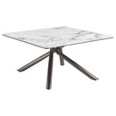  Coaster Furniture Carvell 708138-S2 2-piece Square Coffee and End Table Set - Mirage White IMAGE 5