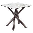  Coaster Furniture Carvell 708138-S2 2-piece Square Coffee and End Table Set - Mirage White IMAGE 9