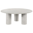  Coaster Furniture Astoria 709668-S2 2-piece Marble Coffee and End Table Set - White IMAGE 4