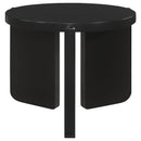  Coaster Furniture Cordova 709678-S2 2-piece Solid Wood Coffee and End Table Set - Black IMAGE 7