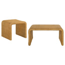  Coaster Furniture Cahya 709818-S2 2-piece Rattan Coffee and End Table Set - Natural IMAGE 3