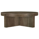  Coaster Furniture Kinkaid 710138-S2 2-piece Solid Wood Coffee and End Table Set - Brown IMAGE 2
