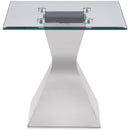  Coaster Furniture Jenny 710208-S2 2-piece Rectangular Coffee and End Table Set - Chrome IMAGE 5