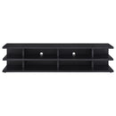  Coaster Furniture Cartmill 710533 78-inch 2-tier TV Stand Media Console - Black IMAGE 8