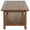  Coaster Furniture Payne 710548-S2A 2-piece Coffee and End Table Set - Distressed Brown IMAGE 3