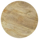 Coaster Furniture Touhy 710608-S3 3-piece Round Coffee and End Table Set - Natural Mango IMAGE 4