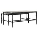  Coaster Furniture Ebby 710740 2-piece Genuine Marble Top Nesting Coffee Tables - White IMAGE 4