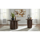  Coaster Furniture Cayenne 710778 Solid Mango Wood Coffee Table - Walnut IMAGE 7