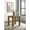  Coaster Furniture Castlewood 710857 Engineered Wood Accent End Table - Brown Oak IMAGE 3
