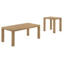  Coaster Furniture Castlewood 710868-S2 2-piece Cocktail Coffee Table Set - Light Oak IMAGE 6