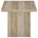  Coaster Furniture Devar 710877 Square Engineered Wood End Table - Distressed Pine IMAGE 5