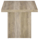  Coaster Furniture Devar 710877 Square Engineered Wood End Table - Distressed Pine IMAGE 9