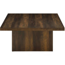  Coaster Furniture Devar 710888-S3 3-piece Square Coffee and End Table Set - Dark Pine IMAGE 12