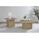  Coaster Furniture Devar 710917 Square Engineered Wood End Table - Latte IMAGE 8