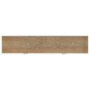  Coaster Furniture Brenham 720130 79-inch 4-door TV Stand Media Console - Washed Oak IMAGE 2