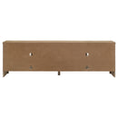  Coaster Furniture Brenham 720130 79-inch 4-door TV Stand Media Console - Washed Oak IMAGE 7
