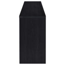  Coaster Furniture Denison 720223 79-inch 4-door TV Stand Media Console - Black IMAGE 3