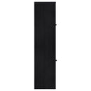  Coaster Furniture Denison 720224 67-inch 2-door Media Tower Storage Cabinet - Black IMAGE 2