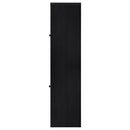  Coaster Furniture Denison 720224 67-inch 2-door Media Tower Storage Cabinet - Black IMAGE 4