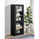  Coaster Furniture Denison 720224 67-inch 2-door Media Tower Storage Cabinet - Black IMAGE 5