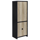  Coaster Furniture Denison 720224 67-inch 2-door Media Tower Storage Cabinet - Black IMAGE 6