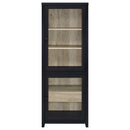  Coaster Furniture Denison 720224 67-inch 2-door Media Tower Storage Cabinet - Black IMAGE 9