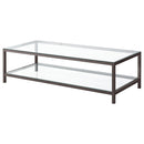  Coaster Furniture Trini 720228-S2 2-piece Coffee and End Table Set - Black Nickel IMAGE 5