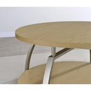  Coaster Furniture Dacre 720318-S3 3-piece Round Coffee and End Table Set - Greige IMAGE 2