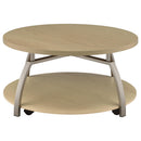  Coaster Furniture Dacre 720318-S3 3-piece Round Coffee and End Table Set - Greige IMAGE 6
