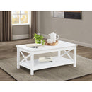  Coaster Furniture Skyview 722088 44-inch Rectangular Lift Top Coffee Table - White IMAGE 6