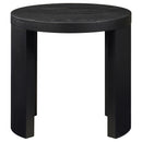  Coaster Furniture Sweeney 722828-S3 3-piece Coffee and End Occasional Table Set - Black IMAGE 3