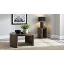  Coaster Furniture Sweeney 722838-S2 2-piece Coffee and End Occasional Table Set - Dark Walnut IMAGE 1