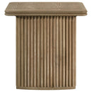  Coaster Furniture Adina 722857 Square Wood End Table - Distressed Light Brown IMAGE 3