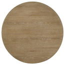  Coaster Furniture Adina 722938 36-inch Round Wood Coffee Table - Distressed Light Brown IMAGE 3