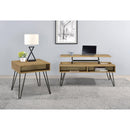  Coaster Furniture Fanning 723368-S2 2-piece Lift Top Coffee and End Table Set - Golden Oak IMAGE 5