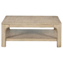  Coaster Furniture Solano 723488-S3 3-piece Square Coffee Table Set - Weathered Mango IMAGE 4