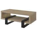  Coaster Furniture Dinard 723688 Engineered Wood Coffee Table - Latte IMAGE 4
